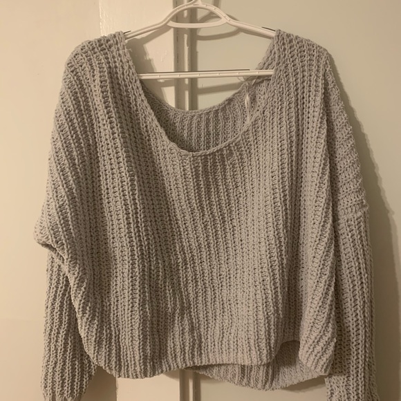 Hollister Sweaters - Hollister Off Shoulder Chunky Sweater
